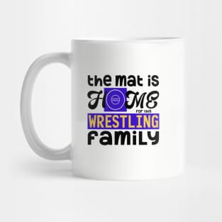 The Mat is Home for this Wrestling Family Mug